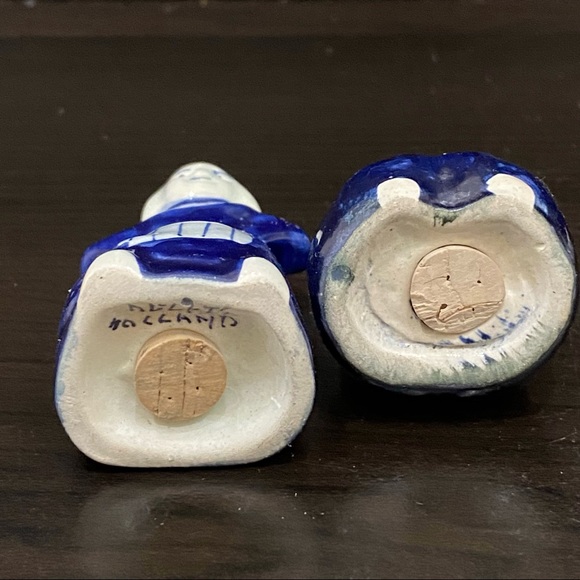DELFTS Holland Dutch Boy Girl Salt & Pepper Shaker - Picture 8 of 14